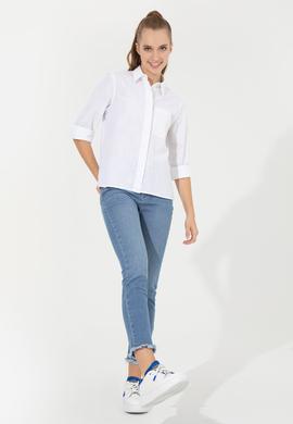 Kadın Açık Mavi Jean Pantolon - 50246402001