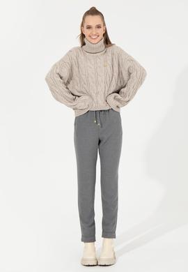 Kadın Gri Pantolon - 50253953003