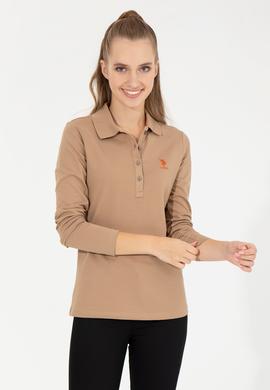 Kadın Camel Basic Sweatshirt - 50256259123
