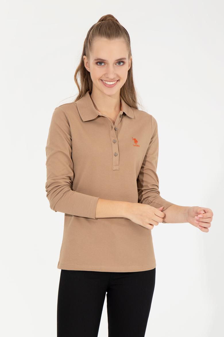 Kadın Camel Basic Sweatshirt