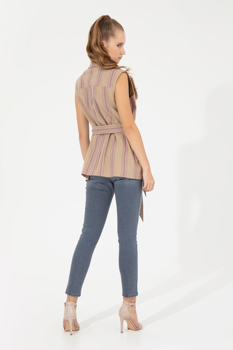 Kadın Menekşe Ceket - 50252295006