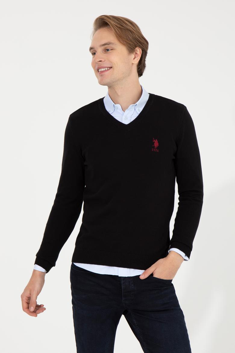 Erkek Siyah Basic Kazak