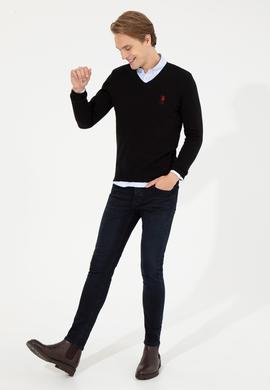 Erkek Siyah Basic Kazak - 50253445015