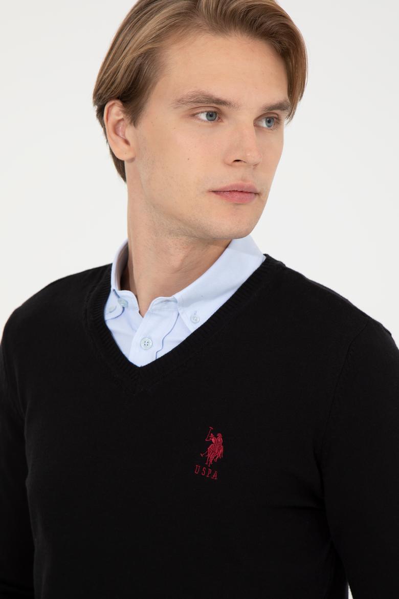 Erkek Siyah Basic Kazak - 50253445015