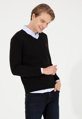 Erkek Siyah Basic Kazak - 50253445015