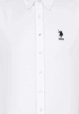 Erkek Beyaz Uzun Kollu Basic Gömlek - 50256741018