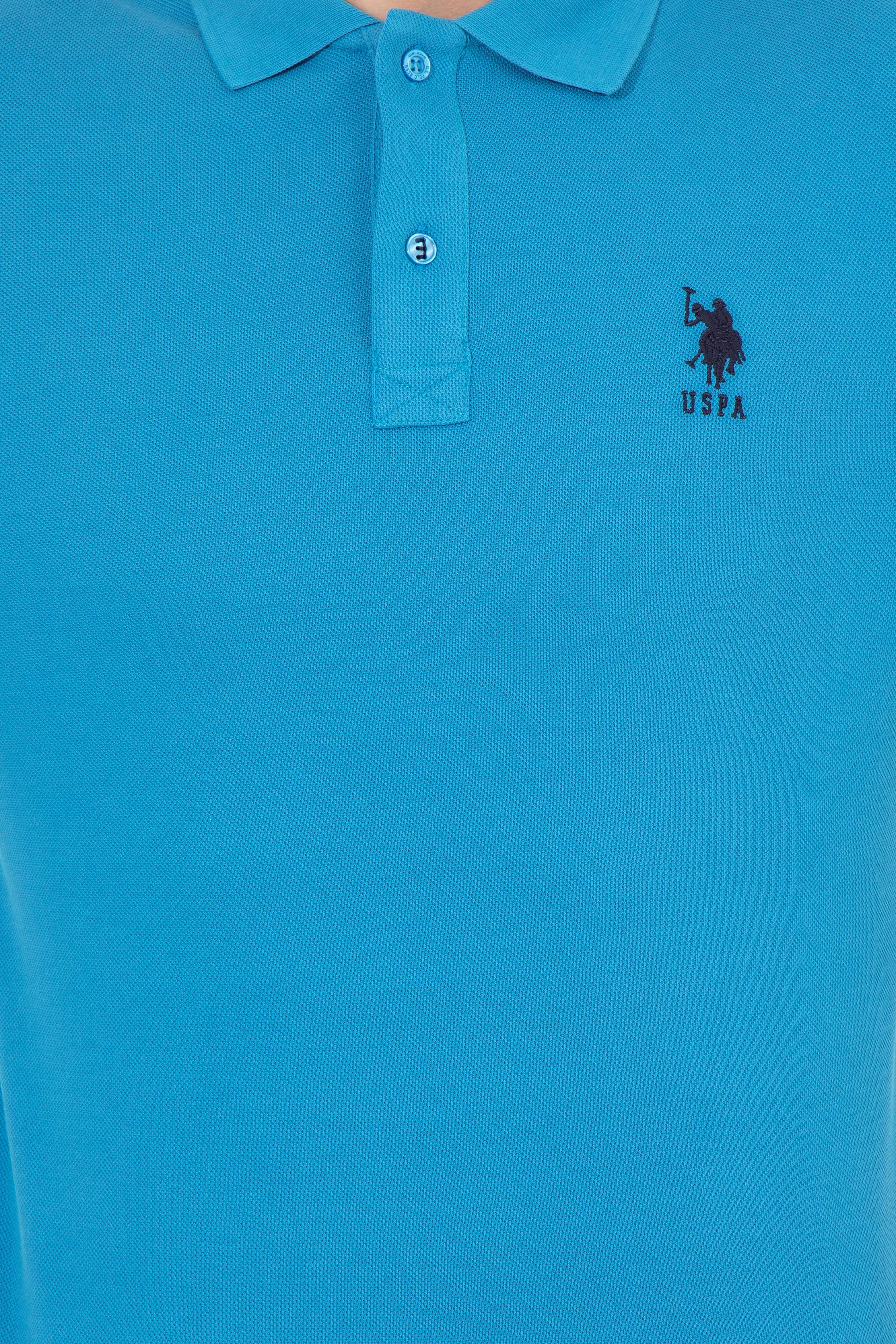 Erkek Kobalt Mavi Basic Sweatshirt - Image 6