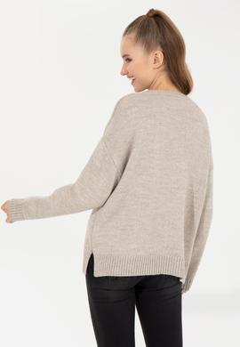 Kadın Taş Melanj Kazak - 50256651018