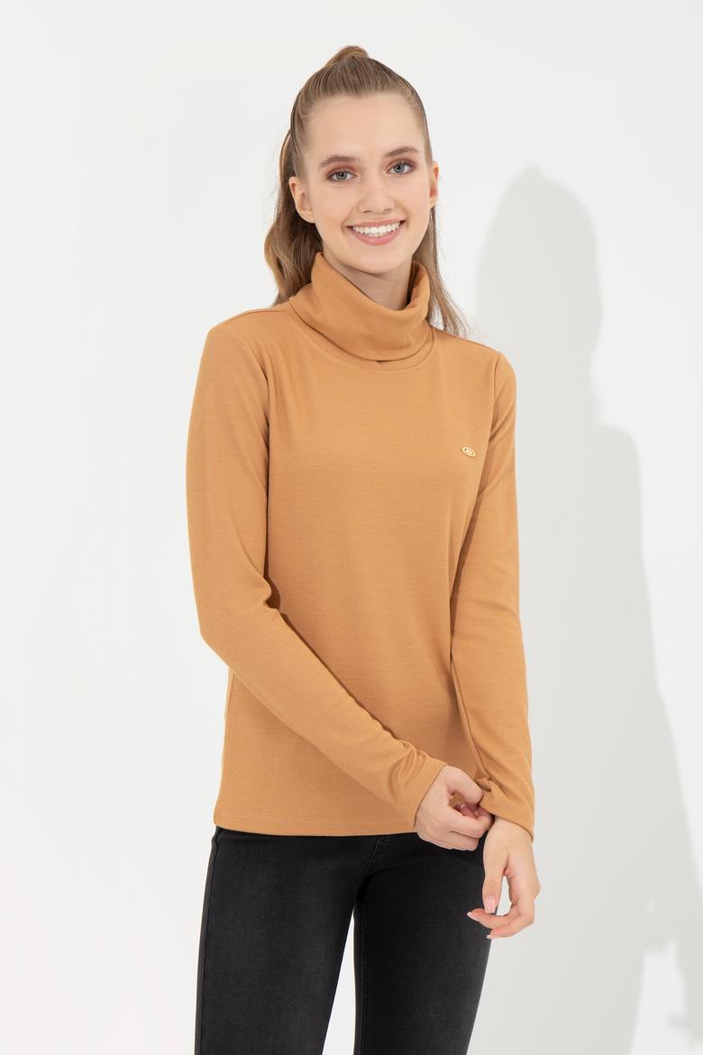 Kadın Camel Sweatshirt
