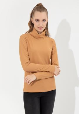 Kadın Camel Sweatshirt - 50256506038
