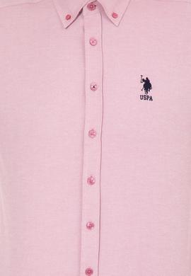 Erkek Pembe Uzun Kollu Basic Gömlek - 50256741081