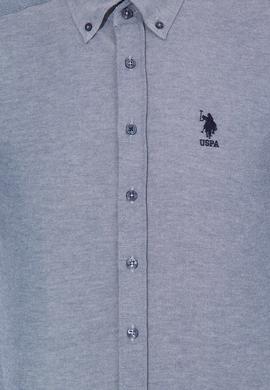 Erkek Lacivert Uzun Kollu Basic Gömlek - 50256741040