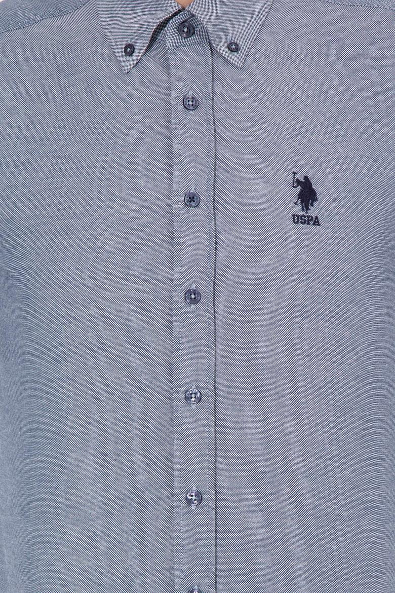 Erkek Lacivert Uzun Kollu Basic Gömlek - 50256741040