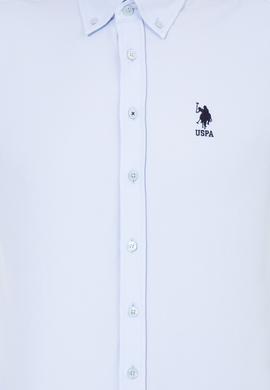 Erkek Açık Mavi Uzun Kollu Basic Gömlek - 50256741009