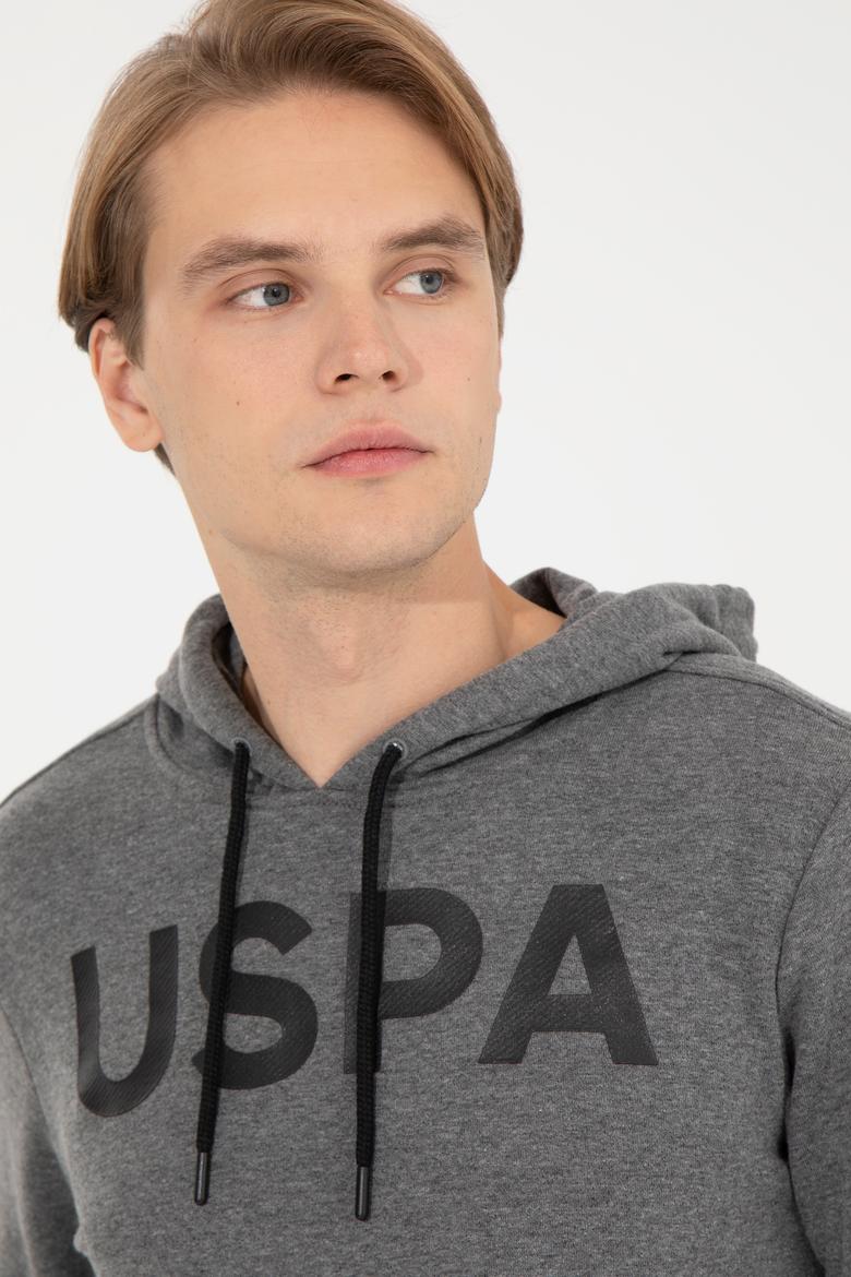 Erkek Antrasit Melanj Basic Sweatshirt - 50253328024