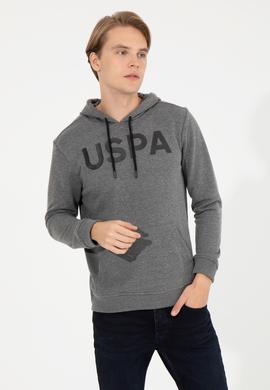 Erkek Antrasit Melanj Basic Sweatshirt - 50253328024