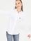 Kadın Beyaz Uzun Kollu Basic Gömlek