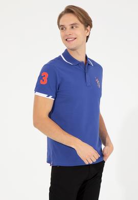 Erkek Mavi Basic Tişört - 50249140040