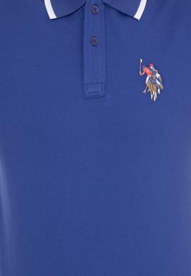 Erkek Mavi Basic Tişört - 50249140040