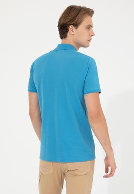 Erkek Kobalt Basic Polo Yaka Tişört - 50249149217