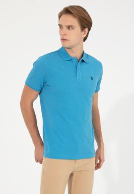 Erkek Kobalt Basic Polo Yaka Tişört - 50249149217