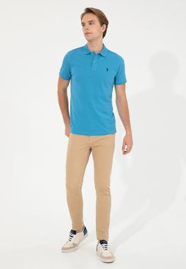 Erkek Kobalt Basic Polo Yaka Tişört - 50249149217