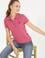 Kadın Pembe Basic Polo Yaka Tişört