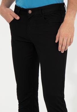 Erkek Siyah Kanvas Pantolon - 50249449038