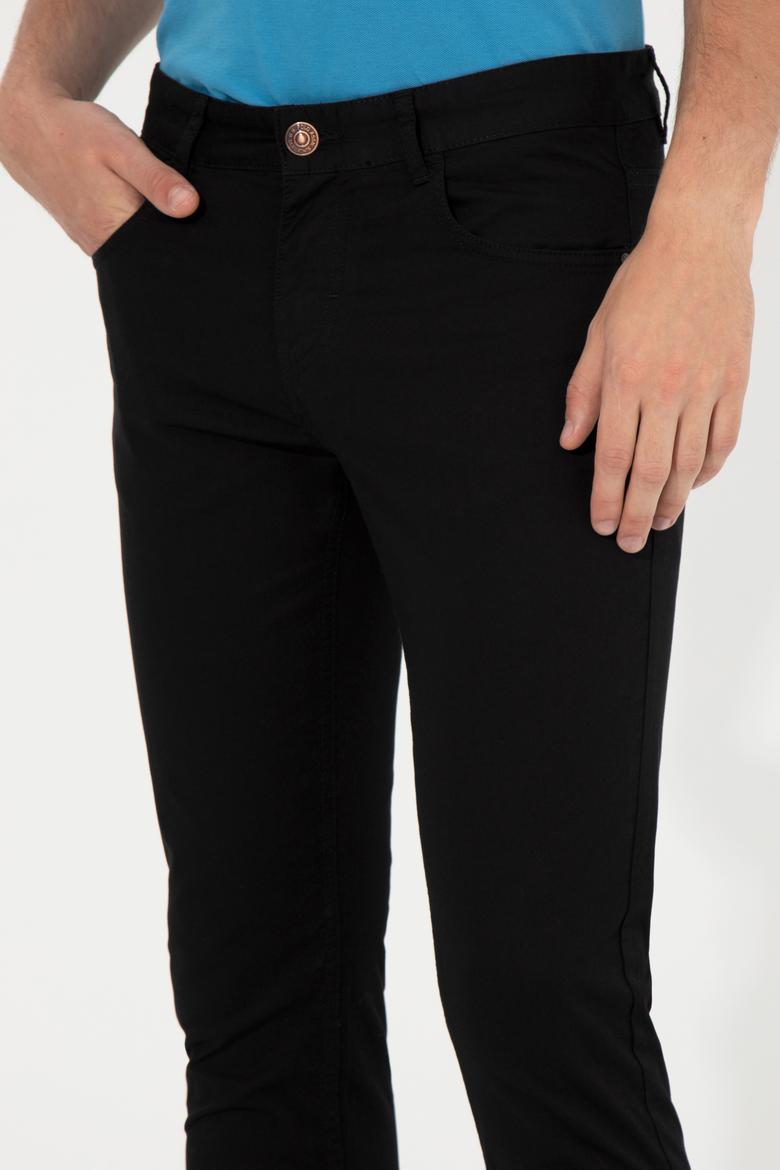 Erkek Siyah Kanvas Pantolon - 50249449038