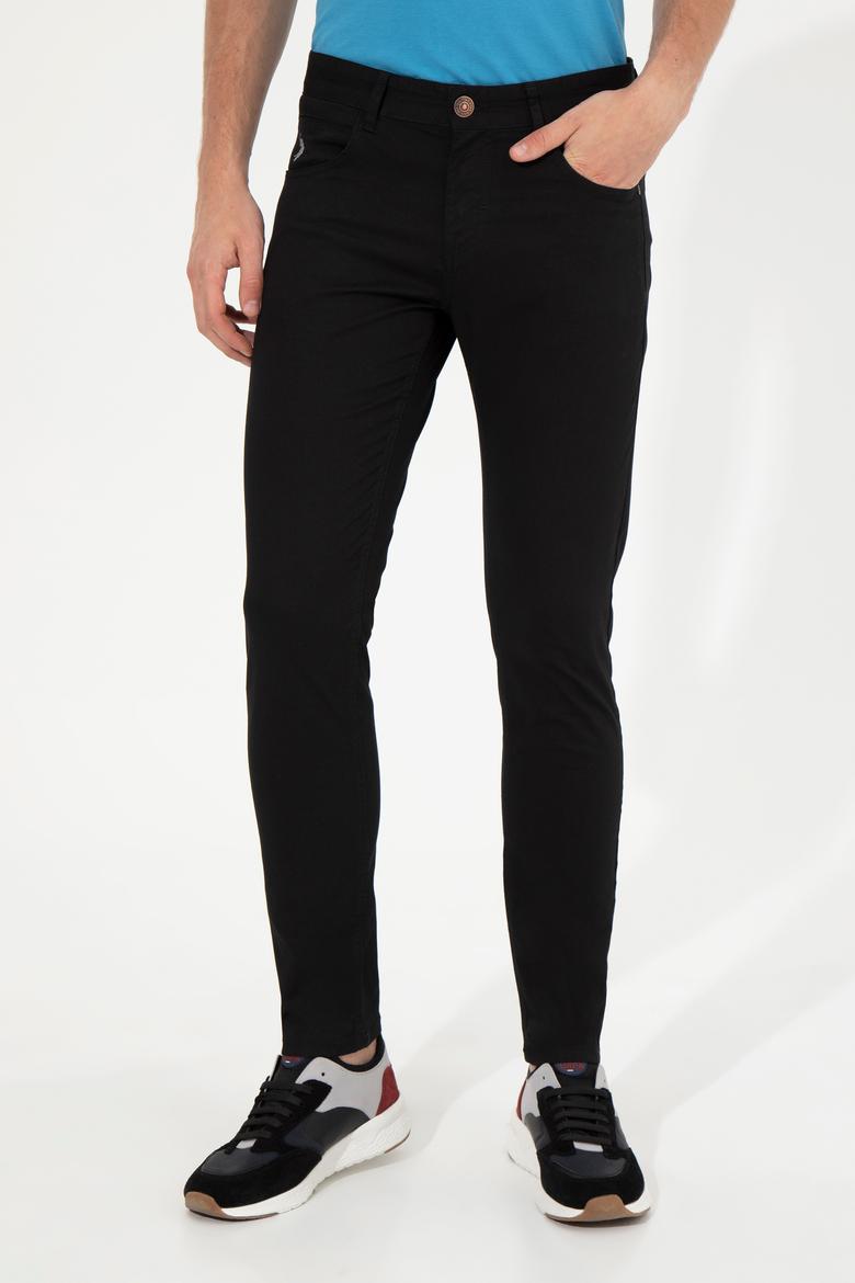 Erkek Siyah Kanvas Pantolon - 50249449038