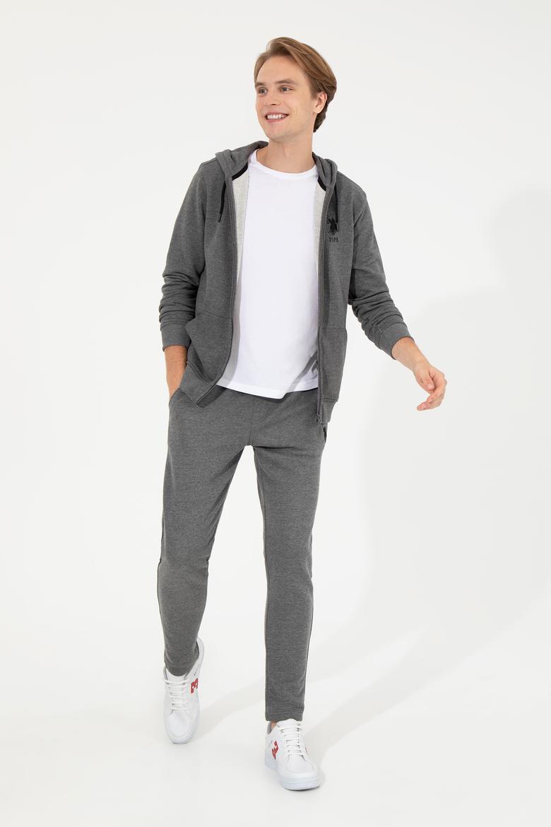 Erkek Antrasit Melanj Eşofman Altı