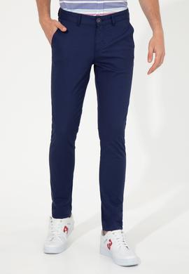 Erkek Lacivert Kanvas Pantolon - 50246138005