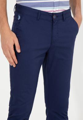 Erkek Lacivert Kanvas Pantolon - 50246138005