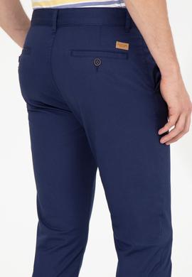 Erkek Lacivert Kanvas Pantolon - 50246138005