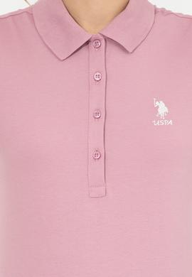 Kadın Manolya Basic Polo Yaka Tişört - 50256287057