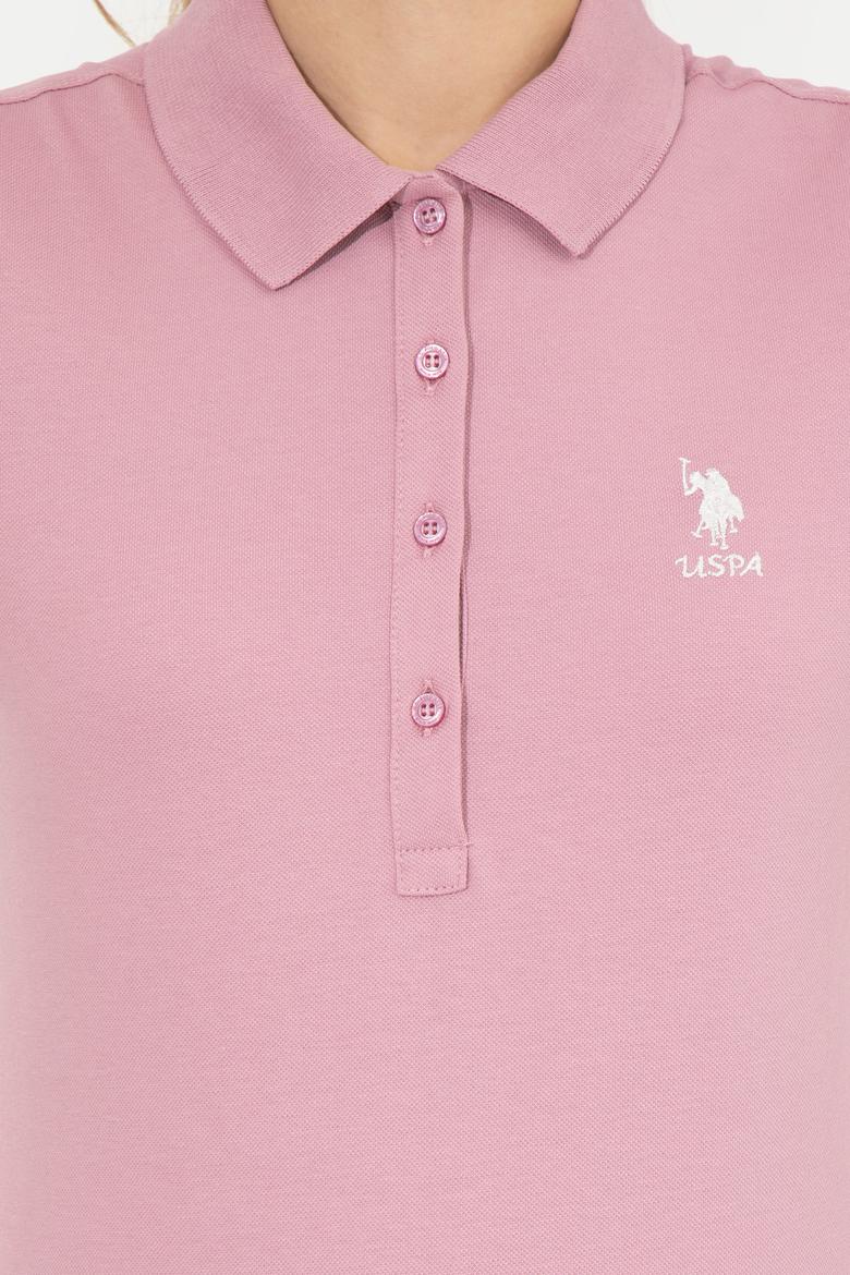 Kadın Manolya Basic Polo Yaka Tişört - 50256287057