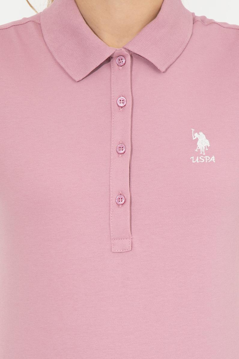 Kadın Manolya Basic Polo Yaka Tişört