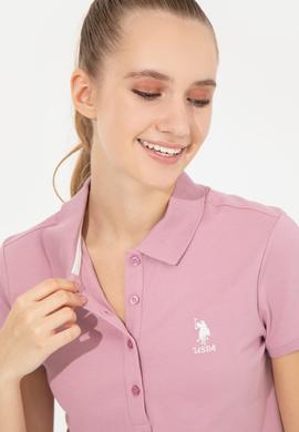 Kadın Manolya Basic Polo Yaka Tişört - 50256287057