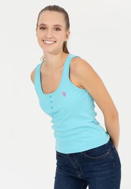 Kadın Turkuaz Basic Tişört - 50246321078