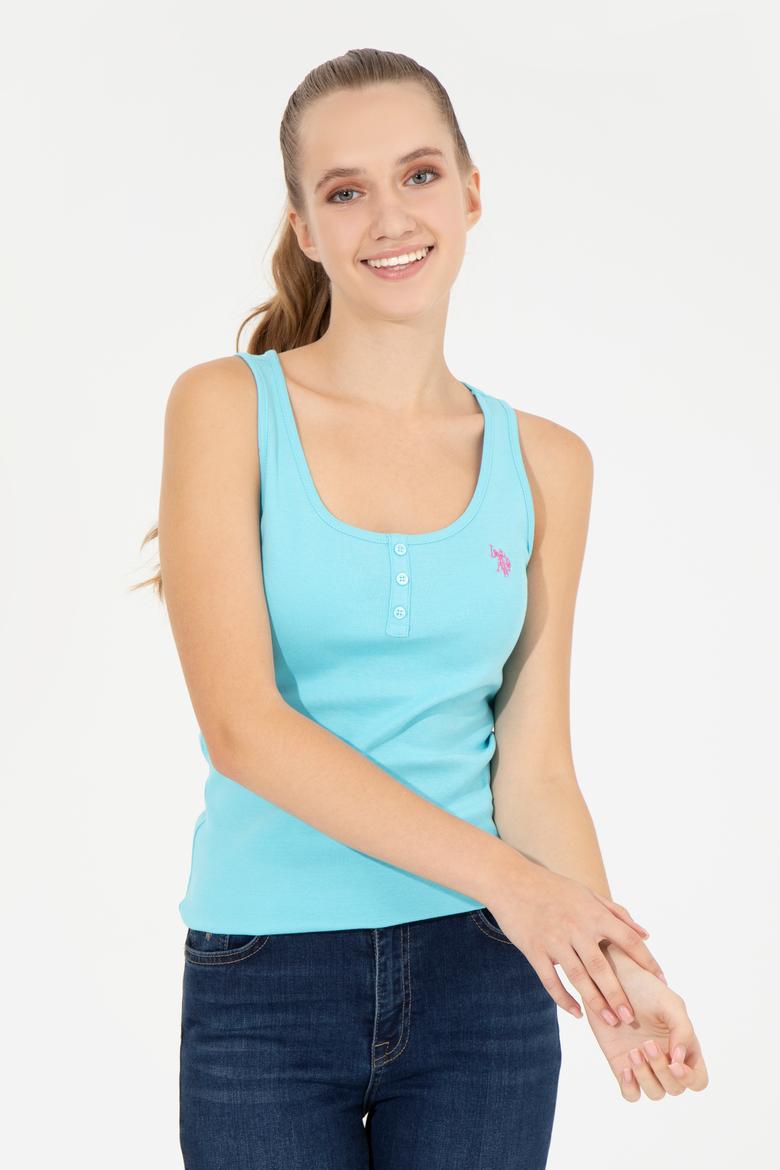 Kadın Turkuaz Basic Tişört