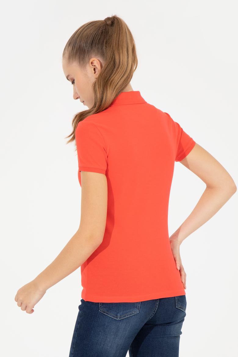 Kadın Kırmızı Basic Tişört - 50248993125