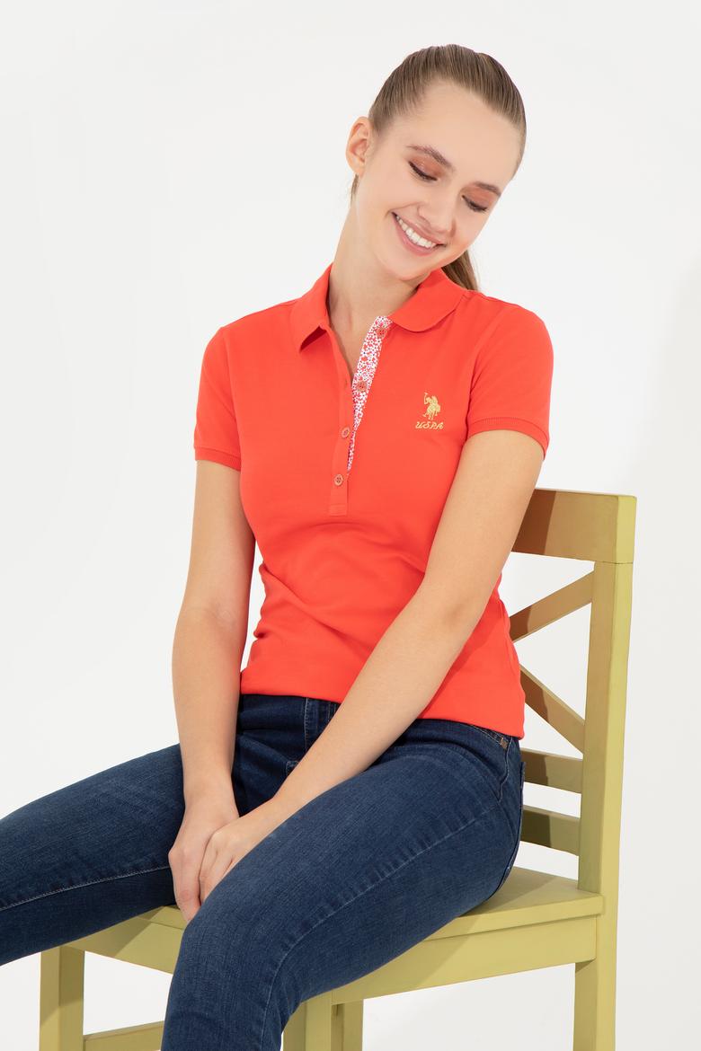 Kadın Kırmızı Basic Tişört - 50248993125