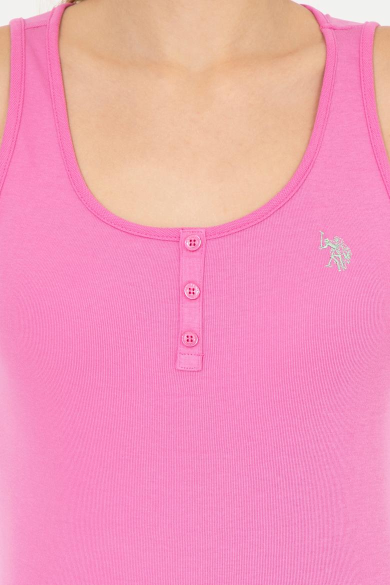 Kadın Pembe Basic Tişört - 50246321054