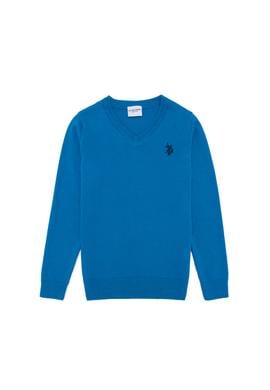 Erkek Çocuk Kobalt Bisiklet Yaka Triko Kazak - 50257649080