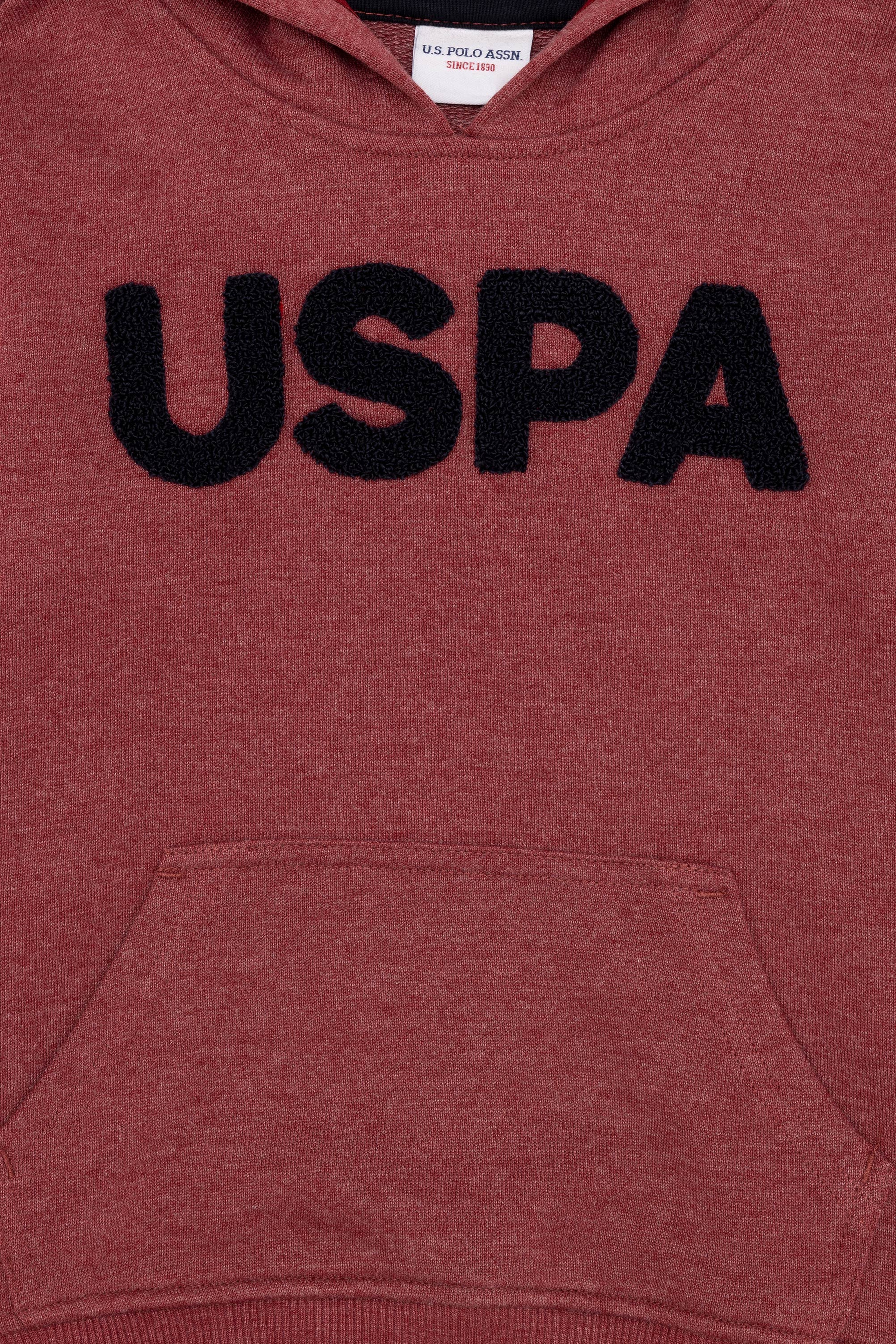 Erkek Çocuk Vişne Basic Sweatshirt - Image 3