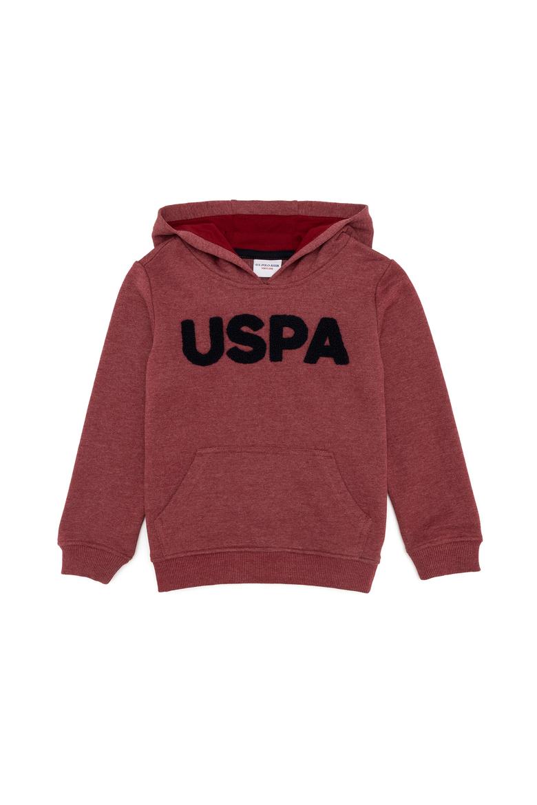 Erkek Çocuk Vişne Basic Sweatshirt
