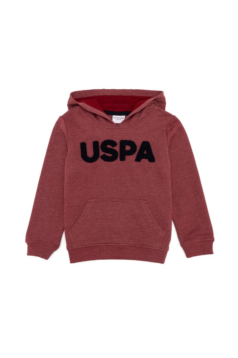 Erkek Çocuk Vişne Basic Sweatshirt