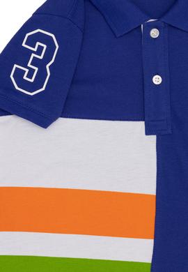 Erkek Çocuk Mavi Polo Yaka Tişört - 50248432001