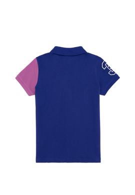 Erkek Çocuk Mavi Polo Yaka Tişört - 50248432001