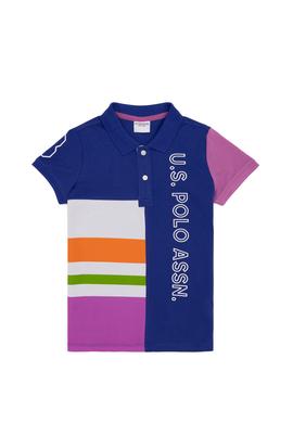 Erkek Çocuk Mavi Polo Yaka Tişört - 50248432001